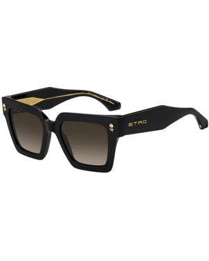 Etro Color Stripes Sonnenbrille - Schwarz