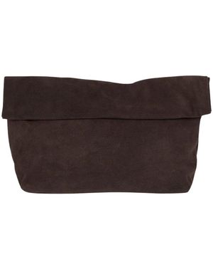 Cortana Delhi Fold-Over Clutch - Schwarz