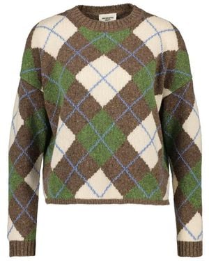 Max Mara Rundhalsstrickware - Grün