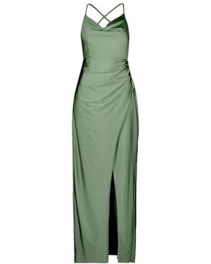 Vera Mont Elegantes Abendkleid Mit Geraffter Taille - Grün