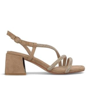 Alma En Pena. High Heel Sandals - Metallic