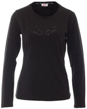 Liu Jo Long Sleeve Top - Zwart