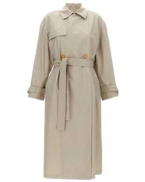 Max Mara Trench Coats - Natural