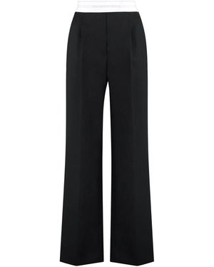 Alexander Wang Wide Trousers - Black