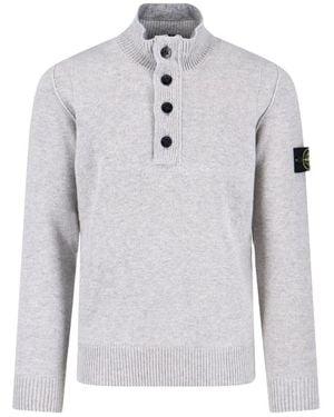 Stone Island Turtlenecks - Grey