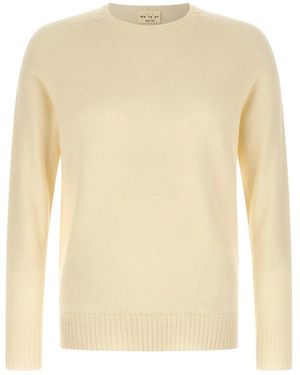 Ma'ry'ya Round-Neck Knitwear - Neutro