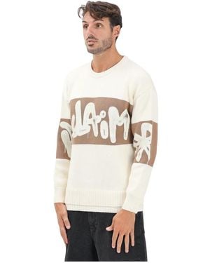DISCLAIMER Round-Neck Knitwear - Neutro