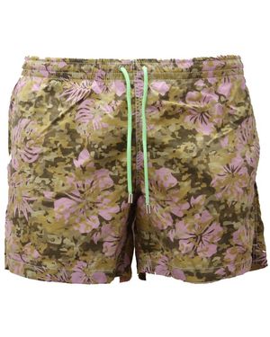 R'osi Badmode ,Veelkleurig ,Fiji Boxer - Groen