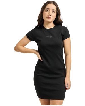 Calvin Klein Short Dresses - Black