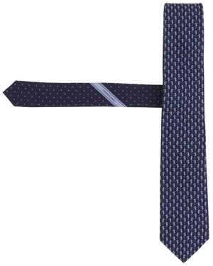 Ferragamo Salvatore Stropdas - Blauw