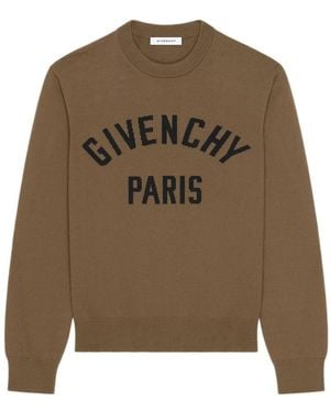 Givenchy Hoodies & Sweatvesten ,Katoen Couture Seam Crewneck - Groen