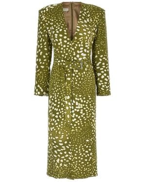 Dries Van Noten Midi Dresses - Verde
