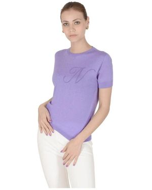 Dee Ocleppo Round-Neck Knitwear - Purple