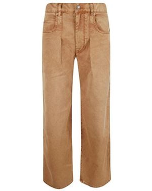 Isabel Marant Wide Jeans - Brown