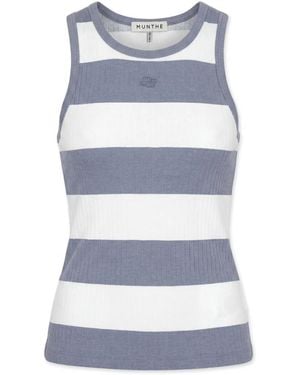 Munthe Tezza Top - Blauw