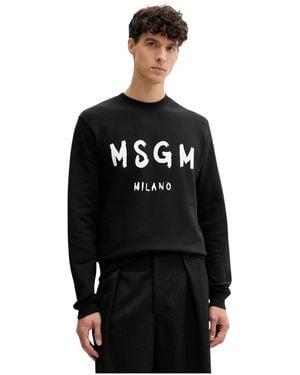 MSGM Sweatshirts - Nero