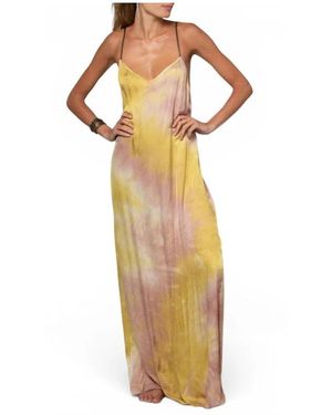 Beliza Maxi Dresses - Metallic