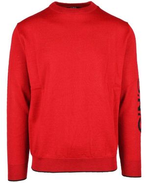 CoSTUME NATIONAL Round-Neck Knitwear - Red