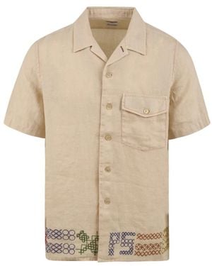 Paul Smith Short Sleeve Shirts - Natural