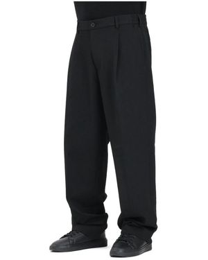 SELECTED Wide Trousers - Black