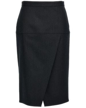 Fendi Midi Skirts - Negro