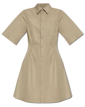 Ami Paris Shirt Dresses - Natural