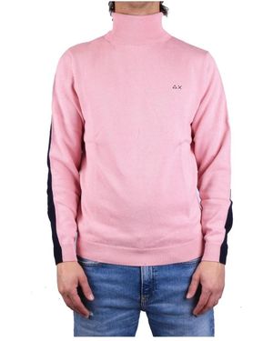 Sun 68 K44189 Rollkragenpullover - Pink