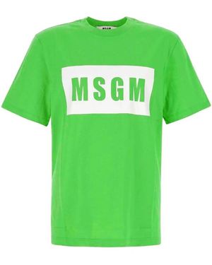 MSGM T-Shirts - Verde