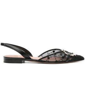 Malone Souliers Ballerina Shoes - Black