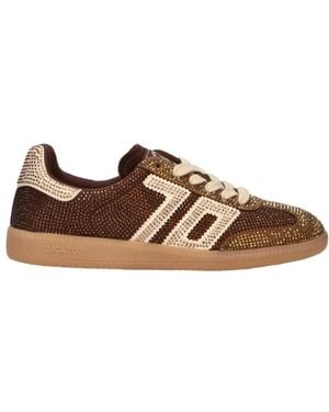 Back70 Schoenen ,Bruin ,Katoen Cloud 241 Star Strass
