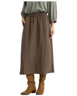 iN FRONT Midi Rok - Naturel