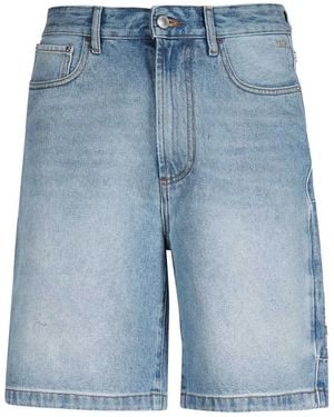 Gcds Denim Shorts - Blue