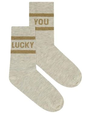 By-Bar Lucky Sparkle Sokken - Metallic
