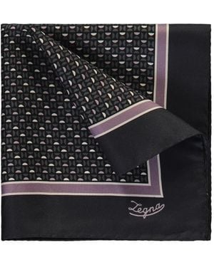 ZEGNA Handkerchiefs - Black