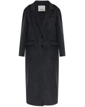 Isabel Marant Clesa Wollmantel - Schwarz
