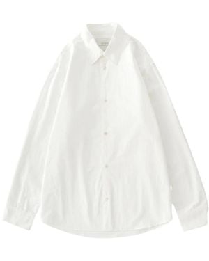 Studio Nicholson Overhemden ,Wit ,Katoen The View Shirt