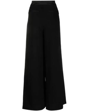 Jonathan Simkhai Elegante Zwarte Wijde Pijp Broek