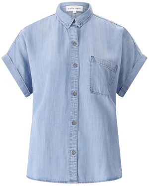 Bella Dahl Denim Hemden - Blauw