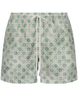 Fedeli Badmode ,Veelkleurig ,Polyester Beachshorts - Groen