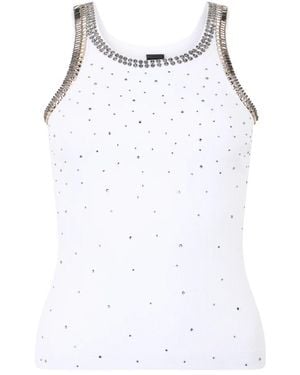 Pinko Sleeveless Tops - Blanco