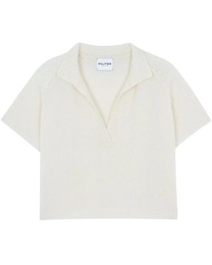 Kujten V-Neck Knitwear - Blanco