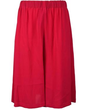 Semicouture Wide Trousers - Rosso