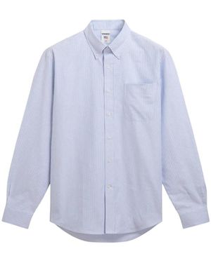 Sebago Overhemden ,Blauw ,Katoen Gestreepte Button-Down Overhemd