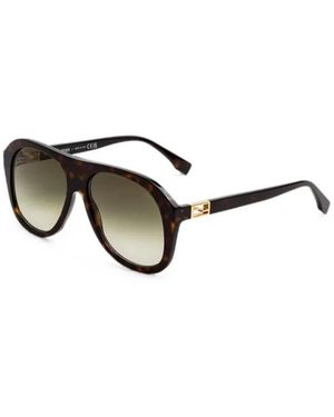 Fendi Baguette Zonnebril - Bruin