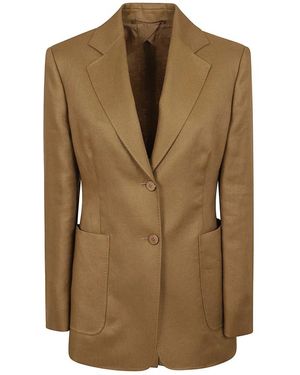 Max Mara Jassen ,Katoen Volontà Blazer - Naturel