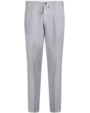 Eleventy Slim-Fit Trousers - Grey