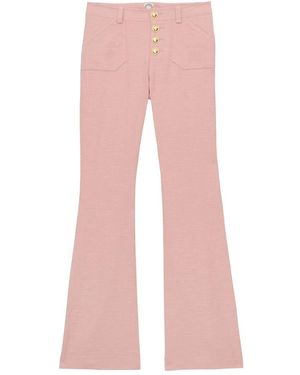 Ines De La Fressange Paris Broeken ,Roze ,Katoen Charlotte Broeken