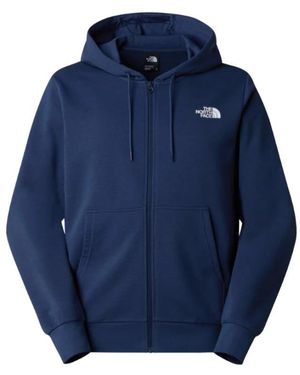 The North Face Fitness ,Blauw ,Sweatshirts & Hoodies