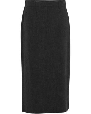 B.Young Midi Skirts - Negro