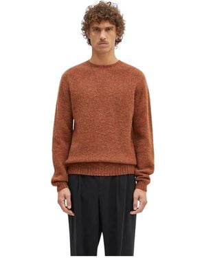 Norse Projects Birnir Brushed Lambswool Sweater - Braun
